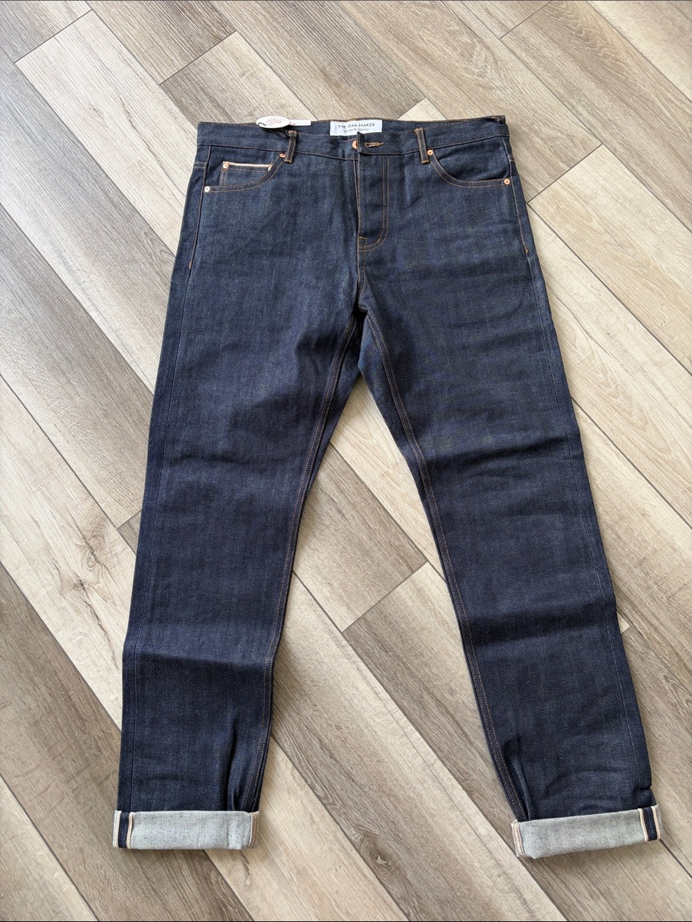Men’s Straight Raw Indigo Jeans - The Jean Maker (Canadian Brand)